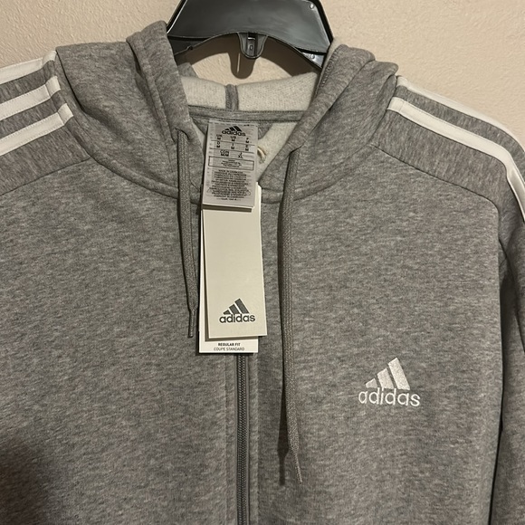 NWT ADIDAS ZIP UP HOODIE - Picture 3 of 3